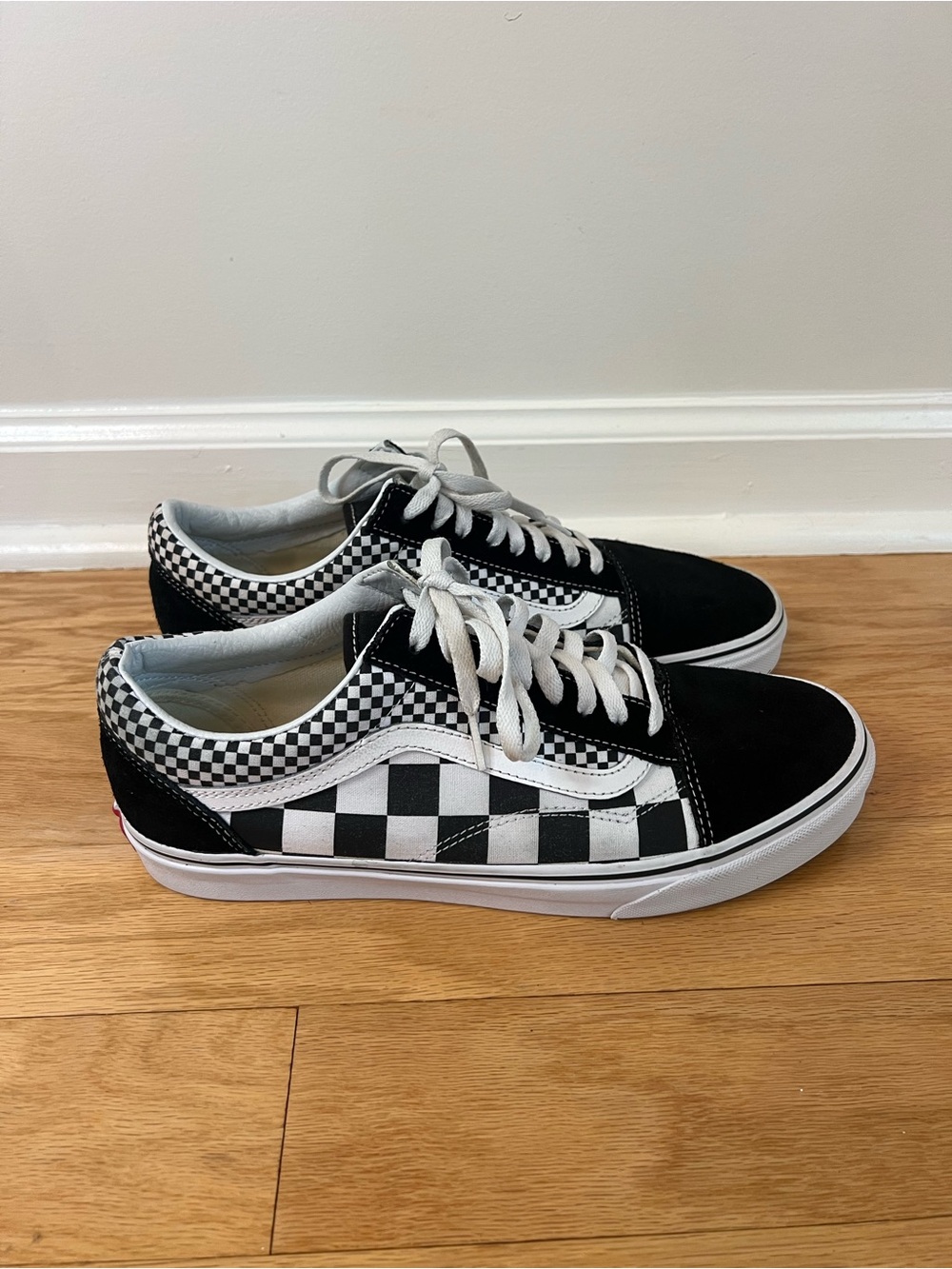 Vans Old Skool “Mix Checker” in Black/True White (Men’s 10.5/Women’s 12) - Picture 3 of 8